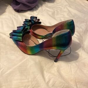 Betsey Johnson rainbow heels